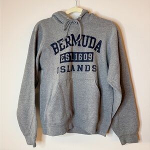 Jerzees Gray Bermuda Islands Hoodie